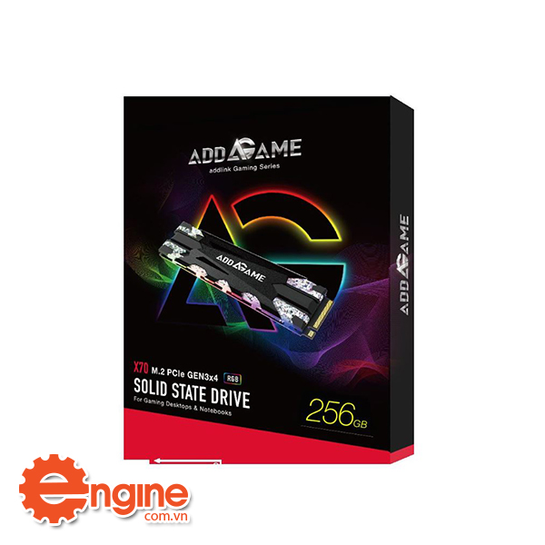 SSD Addlink X70 256GB M.2 PCI-E 3.0×4 RGB