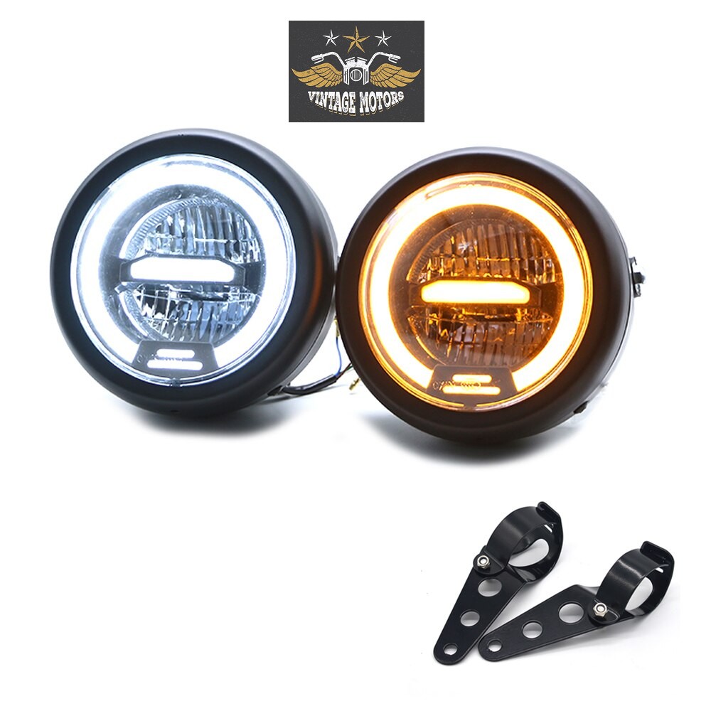Đèn pha led xe máy classic - Đèn pha xe máy