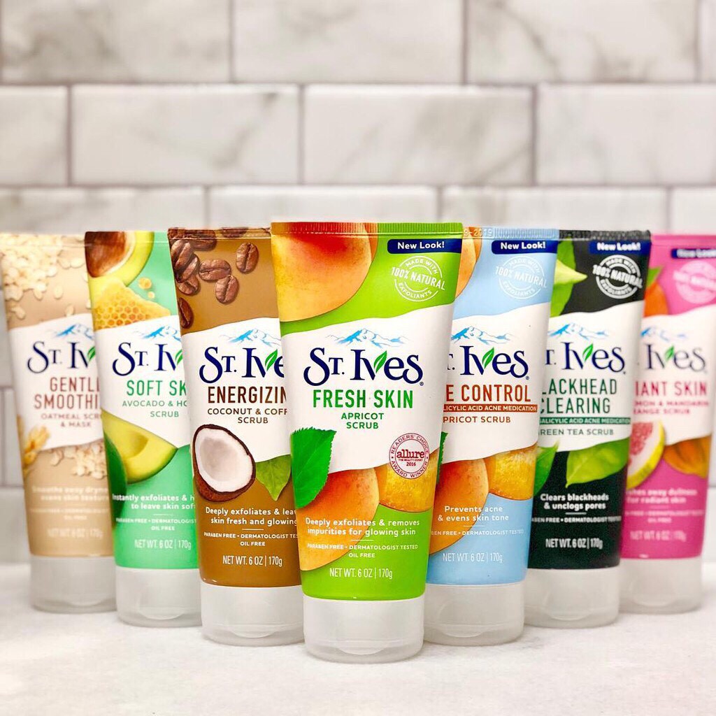 Sữa rửa mặt tẩy tế bào da chết St.Ives 170g