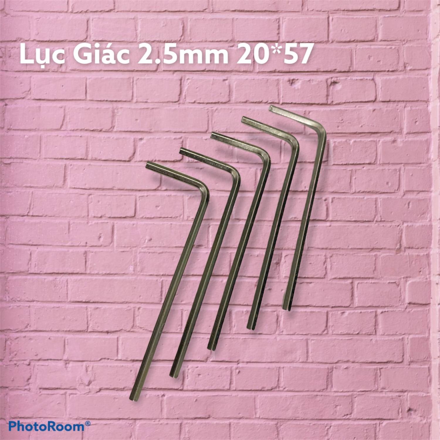 Lục giác 2.5mm (dài 20*57mm, 2.5ly)