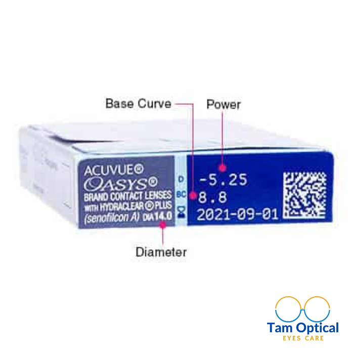Kính Áp Tròng Acuvue Oasys With HYDRACLEAR PLUS (6 lenses) Silicon Hydrogel