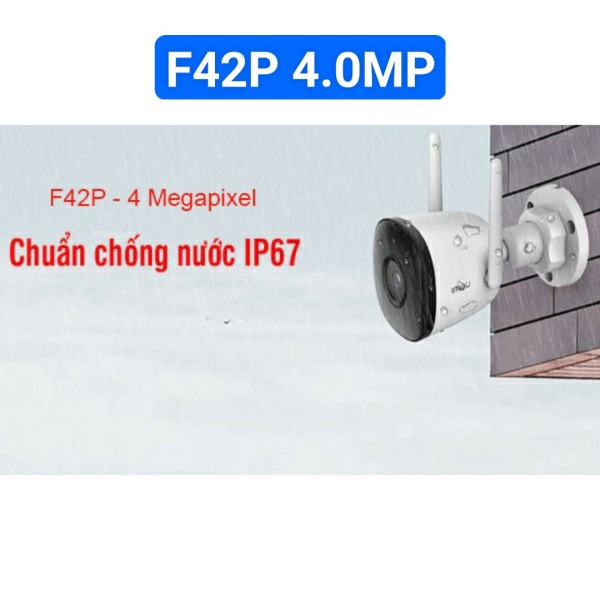 Camera IMOU F22P/F42P 2.0MP/4.0MP ngoài trời chống nước, chính hãng 100%