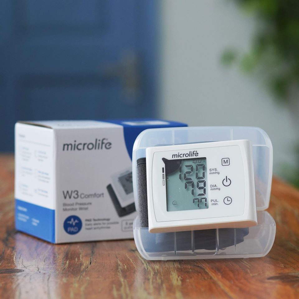 MÁY ĐO HUYẾT ÁP CỔ TAY MICROLIFE BP W3 COMFORT