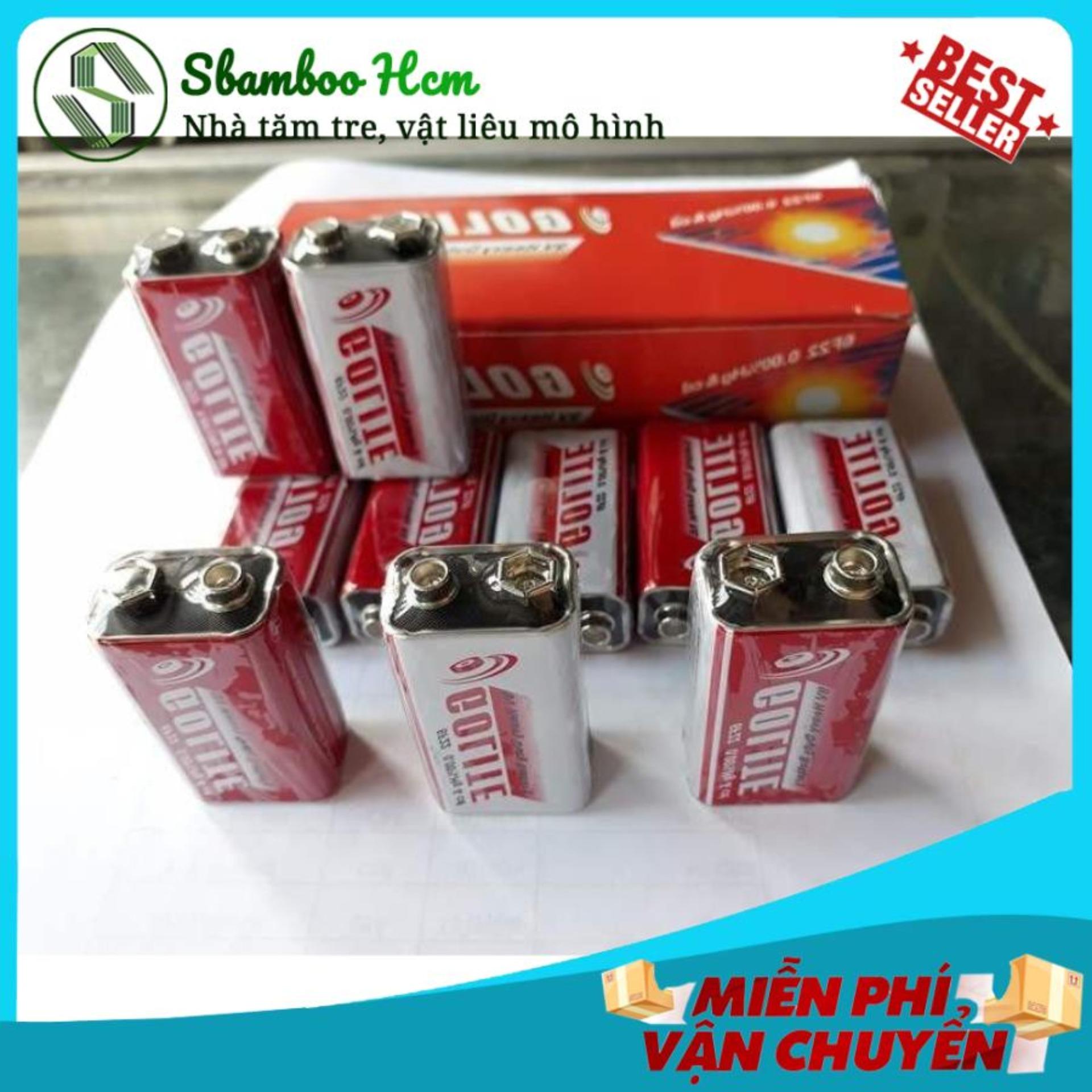 Pin vuông 9 Volt Pin Golite - 1 hộp