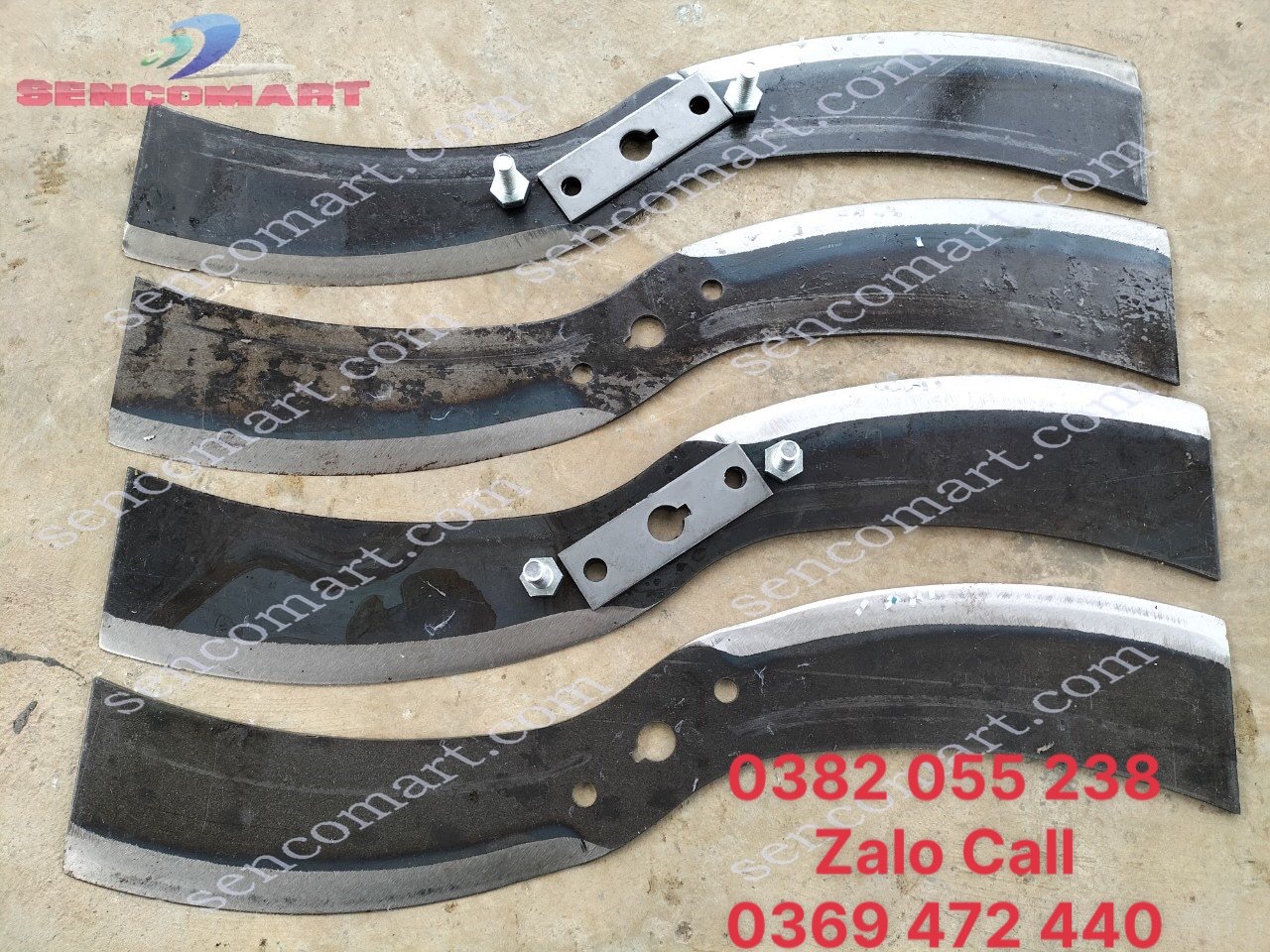 Lưỡi dao 50cm thái chuối băm cỏ làm từ thép C45 sắc bén