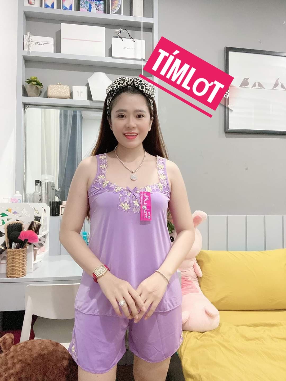 đồ bộ ngủ đùi bản thun lạnh