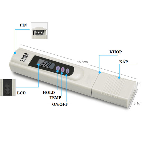 Bút thử nước sạch TDS 3