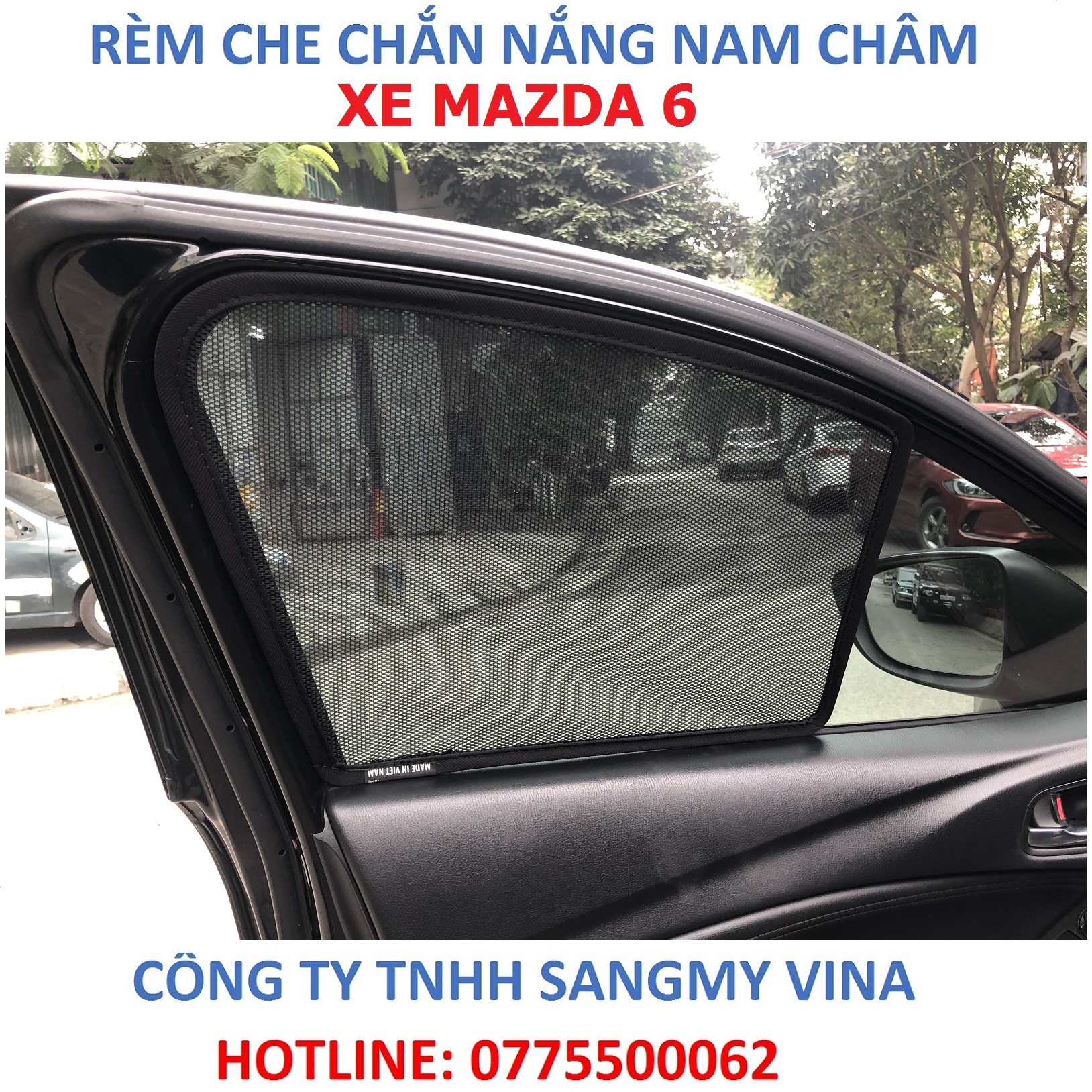 Rèm che chắn nắng nam châm xe Mazda 6