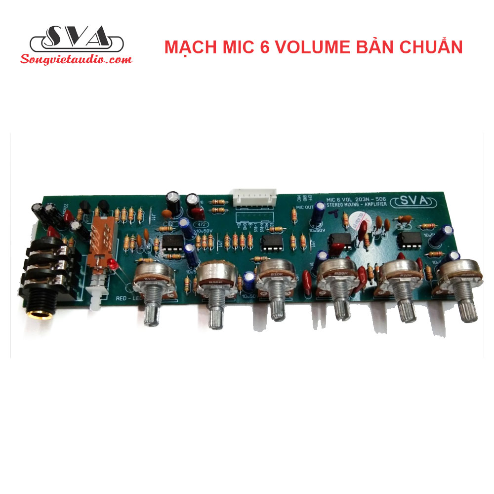 MẠCH MIC 6 VOLUME - KÈM DÂY