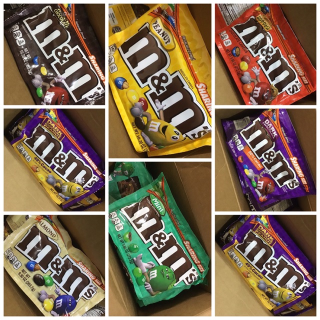 [Date T3/2024] Socola M&M túi zip Mỹ