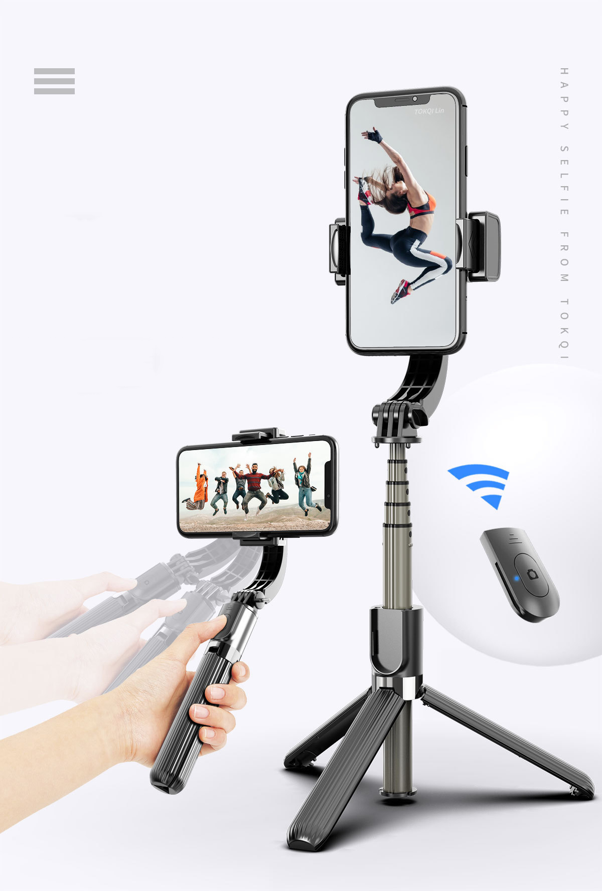 [HCM][XẢ KHO] Tay Cầm Chống Rung Điện Tử Có Bluetooth Gimbal L08Tay Cầm Gimbal 3 Trục Cho Điện ThoạiSelfie Stick TripodSelfieshow L08 Gimbal Cầm Tay Ổn Định Hỗ Trợ Quay Video Youtube Chân Đỡ Tự ĐứngTay Cầm Chống Rung Điện Tử Cực Tốt