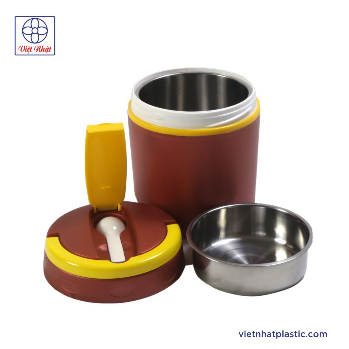 Cặp lồng ủ nhiệt inox 4031 Việt Nhật ( giao màu ngẫu nhiên)