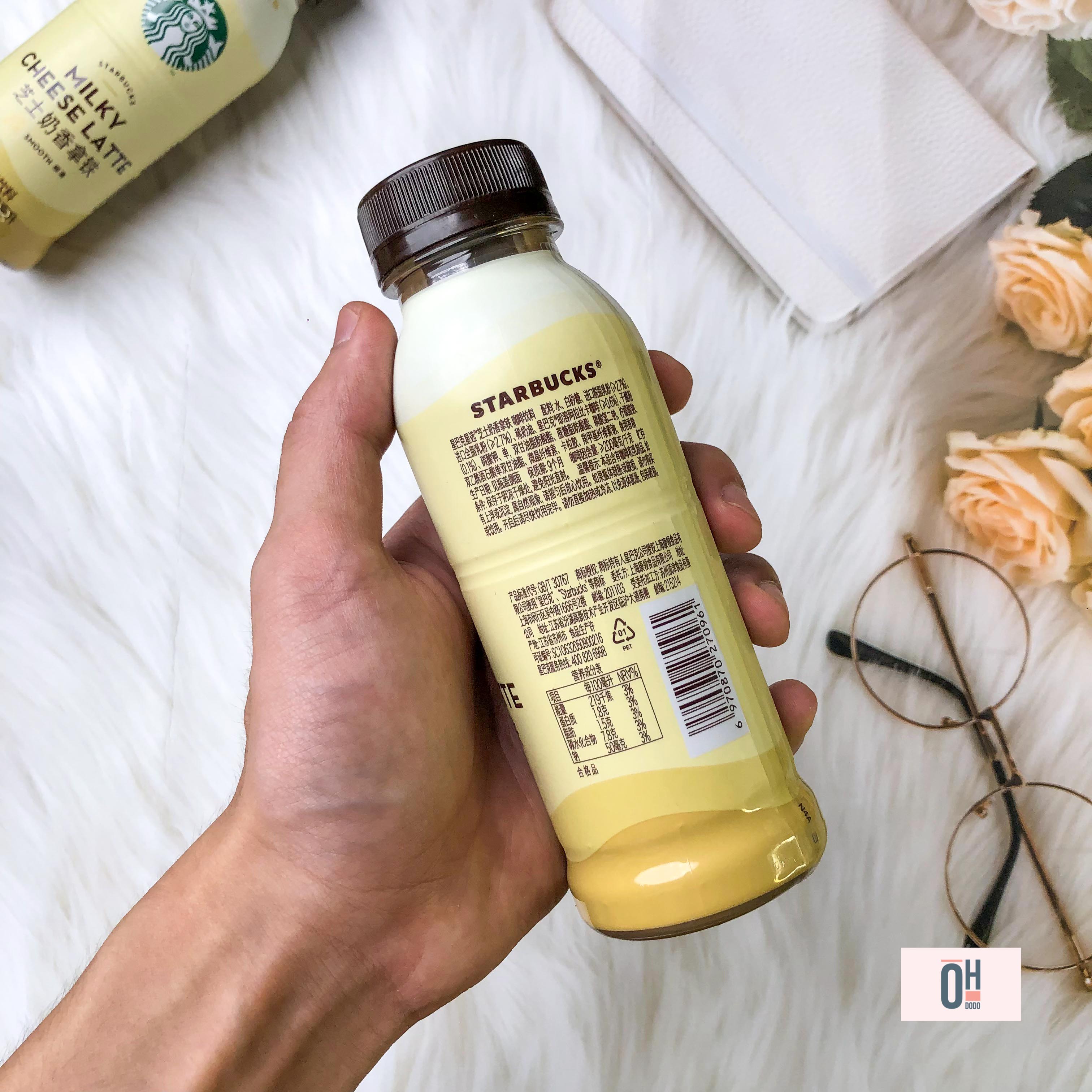 Cà phê đóng chai Low Fat Starbucks milky cheese latte 270ml