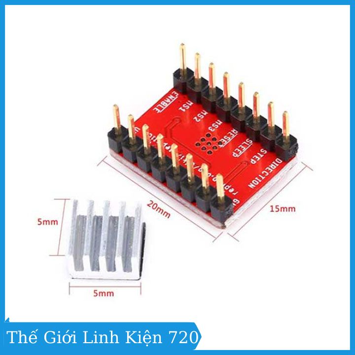 Module điều khiển động cơ bước máy in 3D A4988 Reprap V1