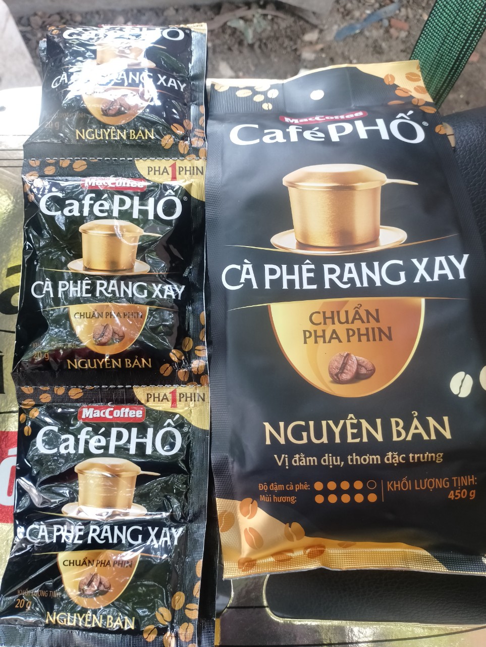 Combo 20 gói Cà Phê Phố Rang Xay  Pha Phin
