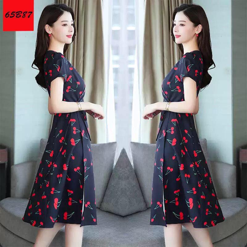 [HCM]ĐẦM XÒE CỔ TIM PHỐI TRÁI CHERY SIÊU XINH