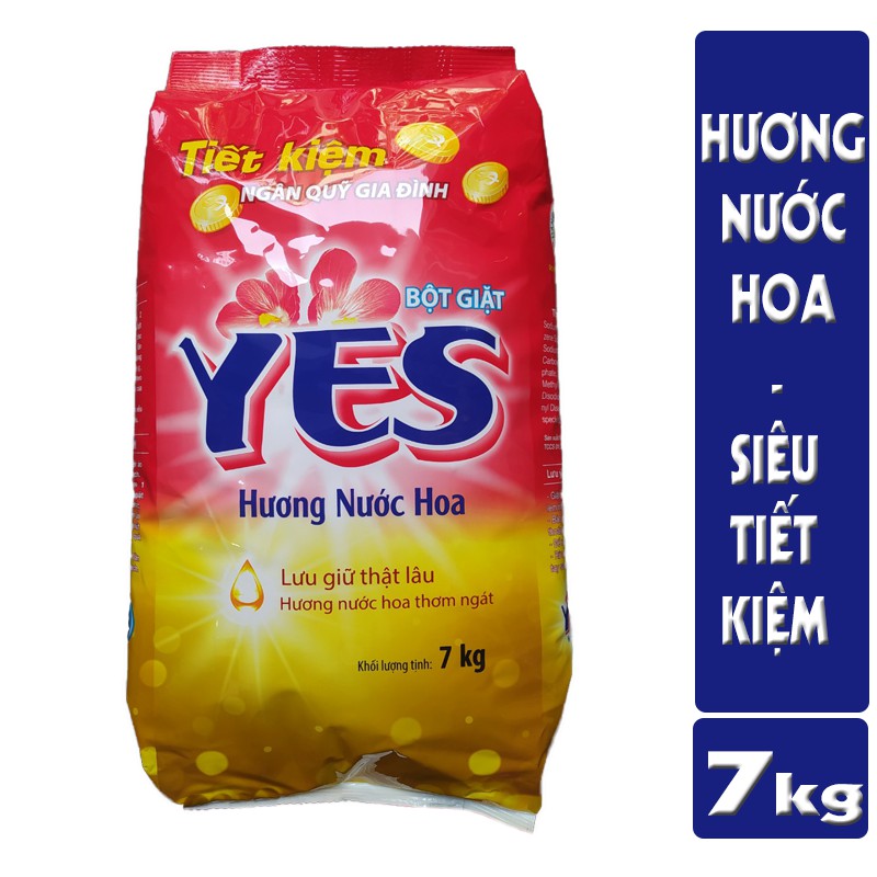 Bột giặt Yes Hương Nước Hoa 7kg  sp của Lix
