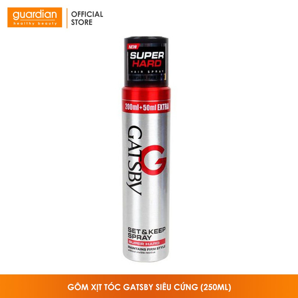 Gôm Xịt Tóc Siêu Cứng Gatsby 250Ml