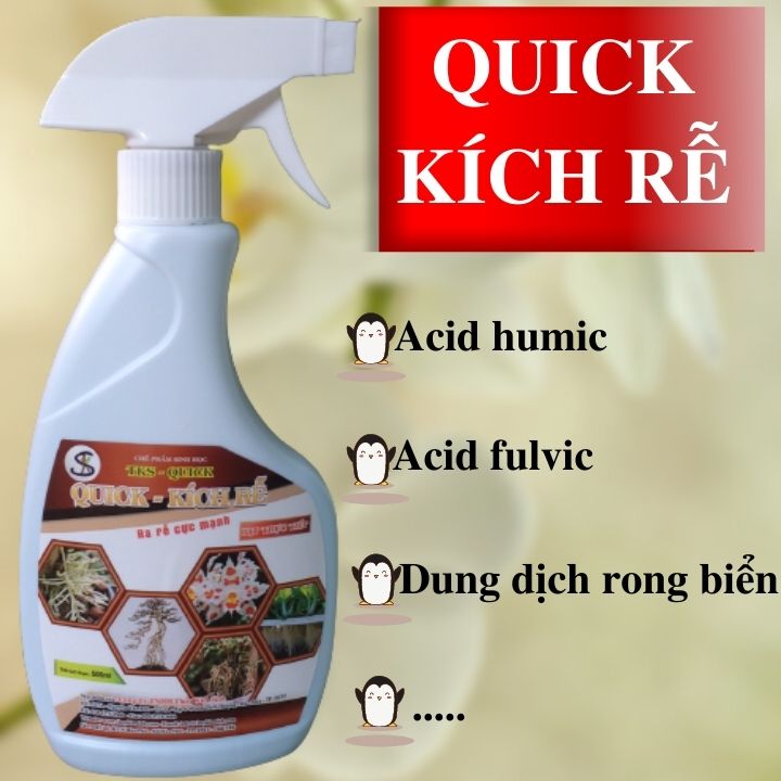 QUICK - KÍCH RỄ Chai 500ml: RA RỄ CỰC MẠNH