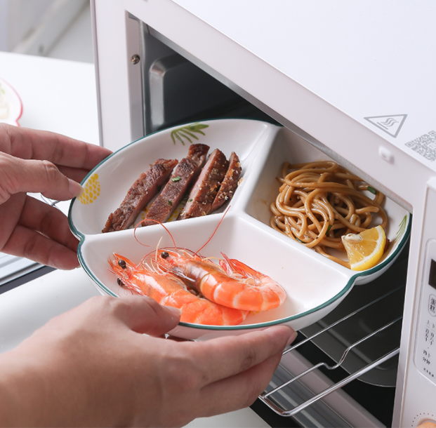 Set ăn sáng 3 món/ khay ăn dặm cho bé