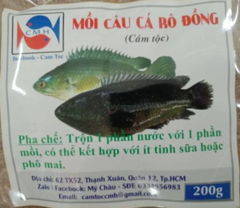 Mồi câu cá rô đồng