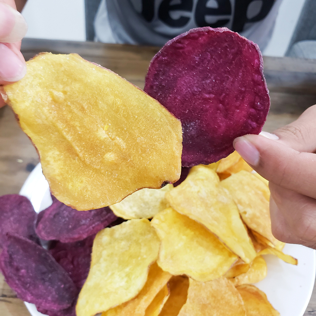 1KG KHOAI LANG TÍM VÀNG SẤY MẬT SIÊU NGON