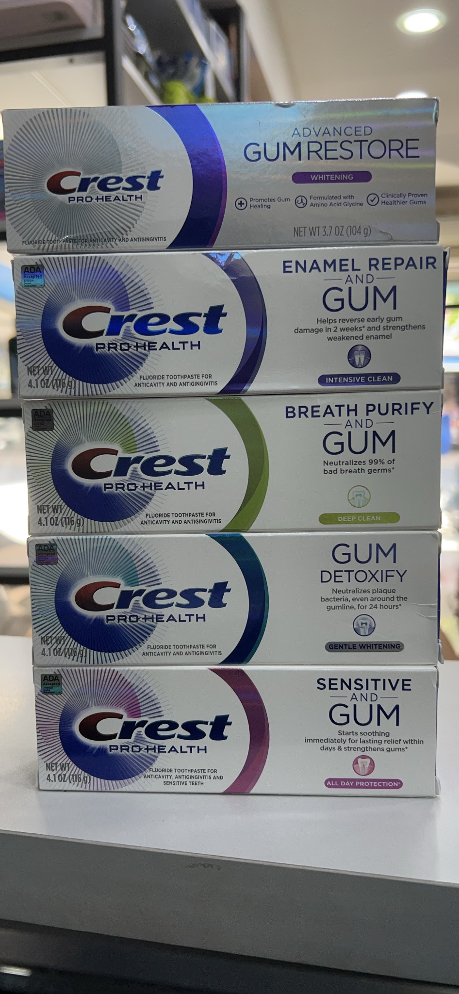 [Đủ Mùi] Kem Đánh Răng Crest Pro-Health Gum (116g)