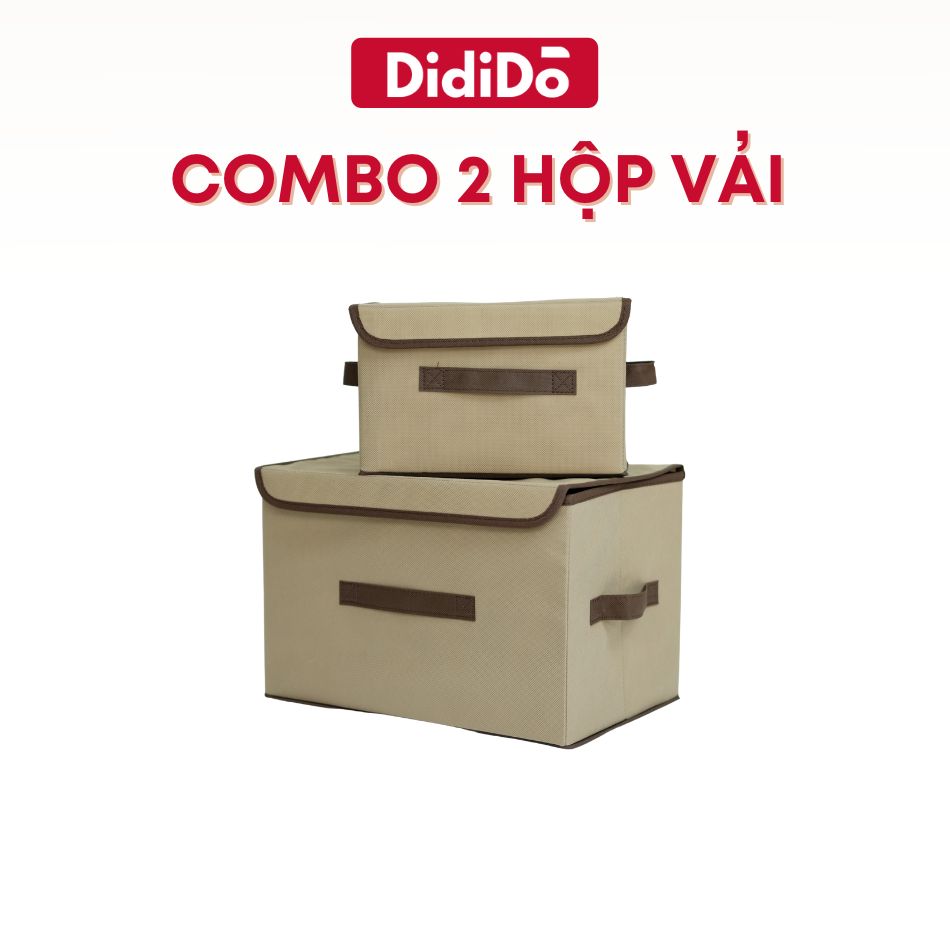 Combo 2 hộp đựng đồ DidiDo Cải Tiến (Tặng Giấy Thơm Bounce)