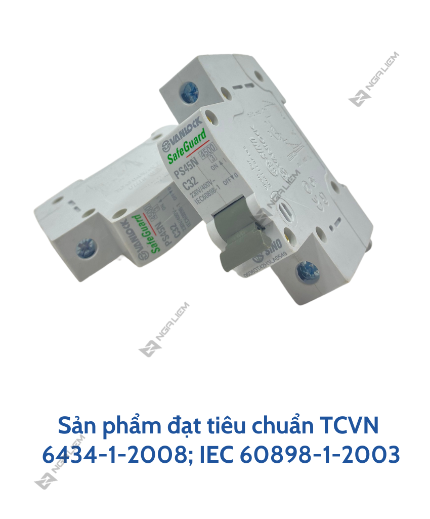 CB 1 Tép SINO (10A, 16A, 20A, 25A, 32A, 40A, 63A) PS45N - 1 Cực