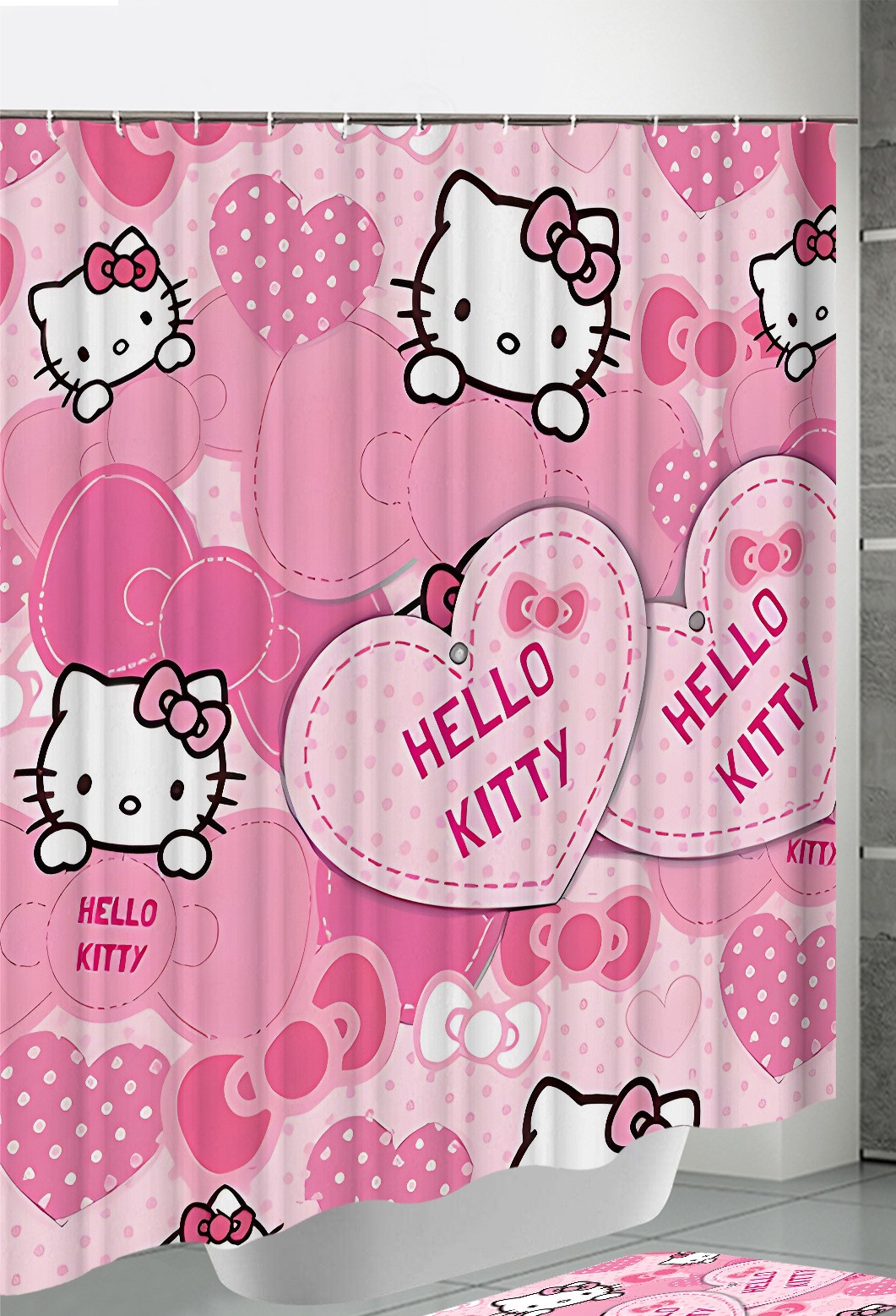 🌸RÈM HỒNG HELLO KITTY