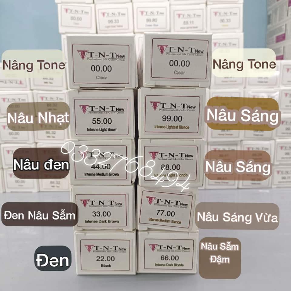 THUỐC NHUỘM TÓC GIÁ SỈ TNT 100ml (Không kèm oxy)