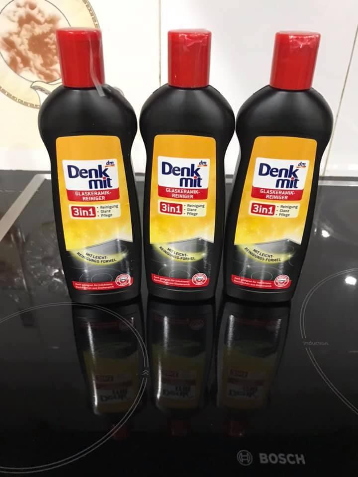 DUNG DỊCH VỆ SINH BẾP TỪ DENKMIT GLASKERAMIK-REINIGER 3IN1