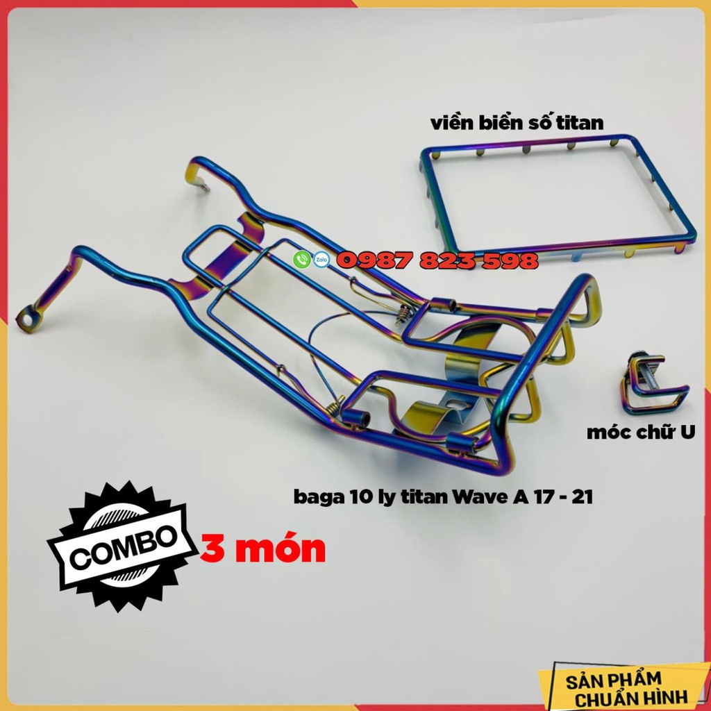 Combo 3 Món Titan Dành Cho Wave A 2017 - 2022- Combo Wave 110cc 2017 - 2022 ( Như Ảnh)