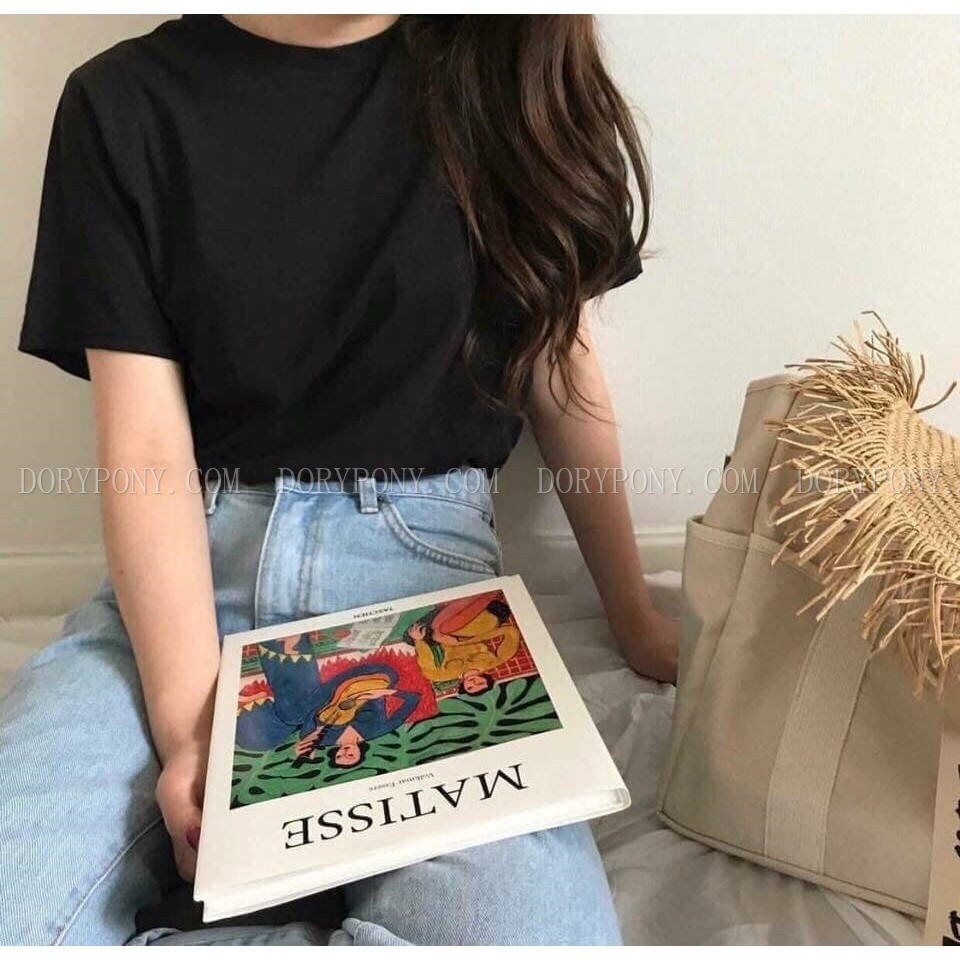 ÁO THUN TRƠN THẦN THÁNH HIỆU MIND BRIDGE Hàn Quốc – A118 (4 màu)