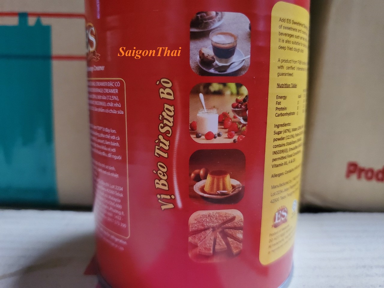 (SGT) Hộp sữa đặc có đường ES hộp 500gr (Malaysia)