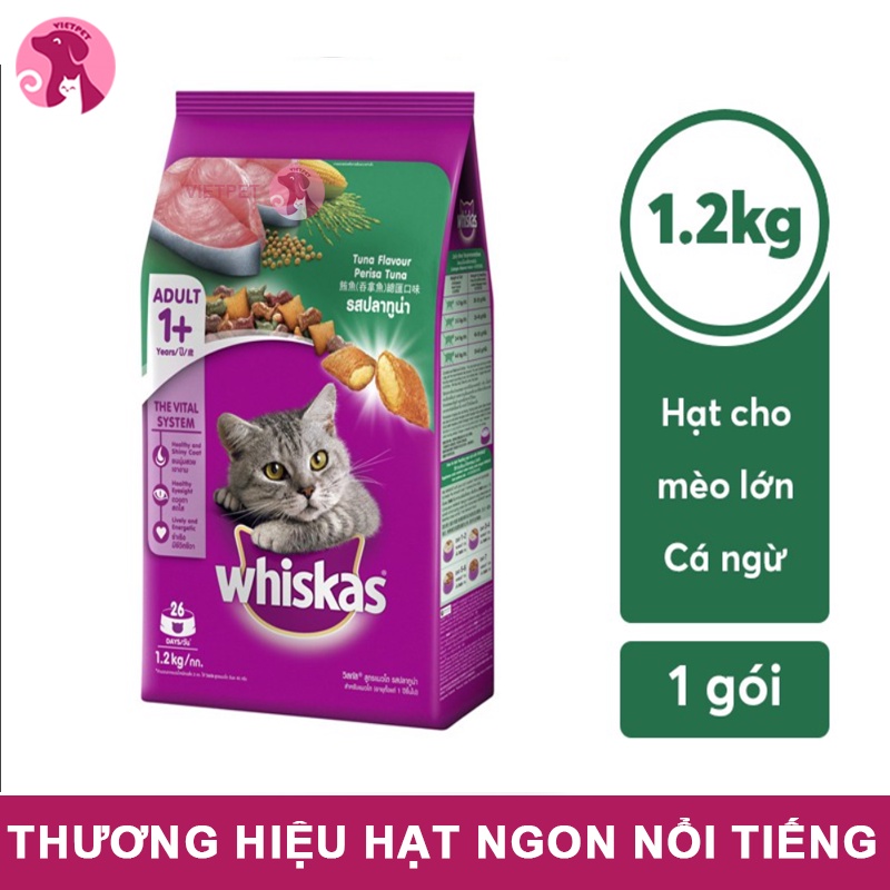 Whiskas - Thức Ăn Cho Mèo Lớn Dạng Hạt