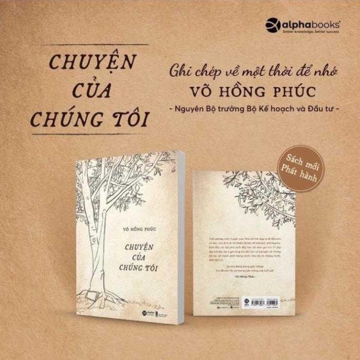 Sách - chuyện của chúng tôi - võ hồng phúc - alphabooks