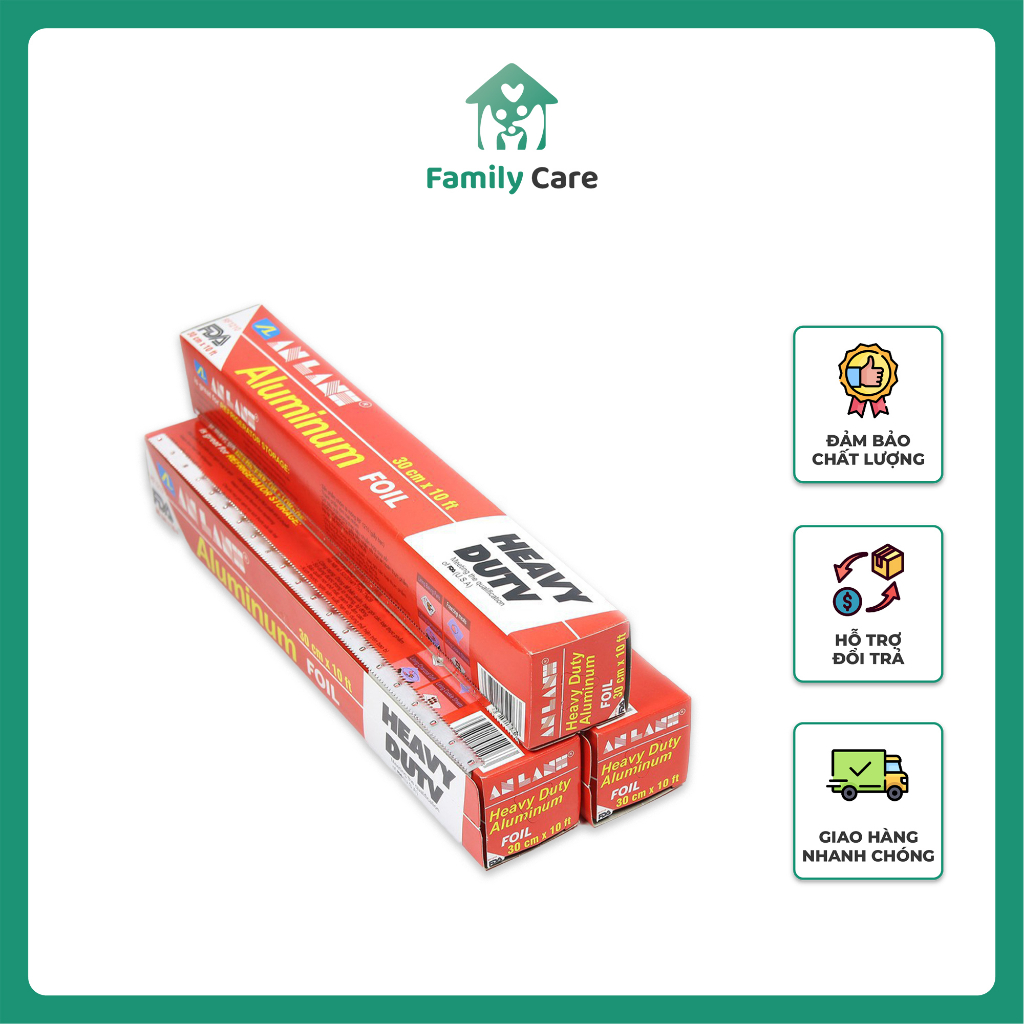 Màng nhôm giấy bạc bọc thực phẩm An Lành (3m x 30cm)