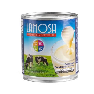 SenXanh Emart Sữa Đặc Có Đường Cao Cấp LAMOSA Lon 390G - Kem Đặc Có Đường thumbnail