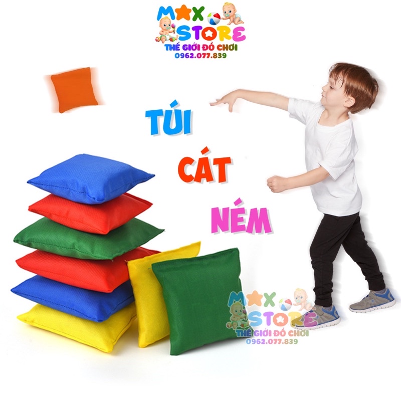 Bao cát túi cát ném mầm non cho bé luyện tập vận động
