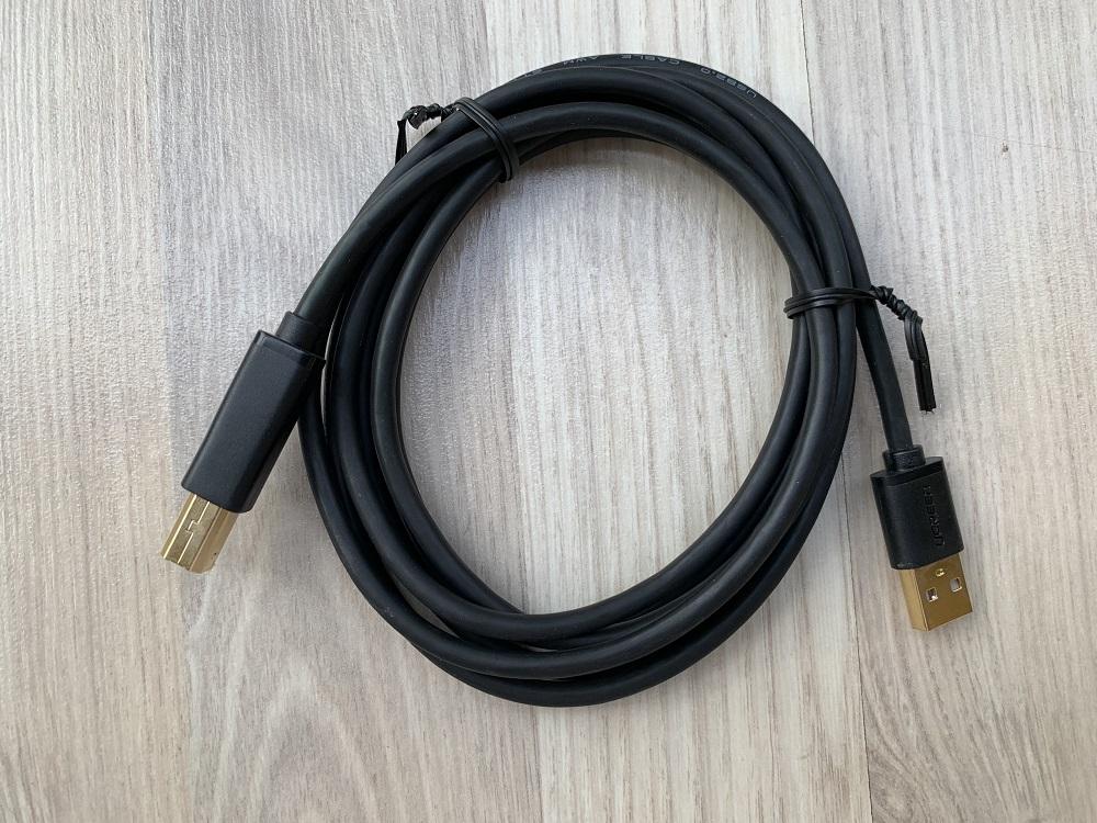 Cáp Máy In USB 2.0 dài 2M, màu đen Ugreen 20847