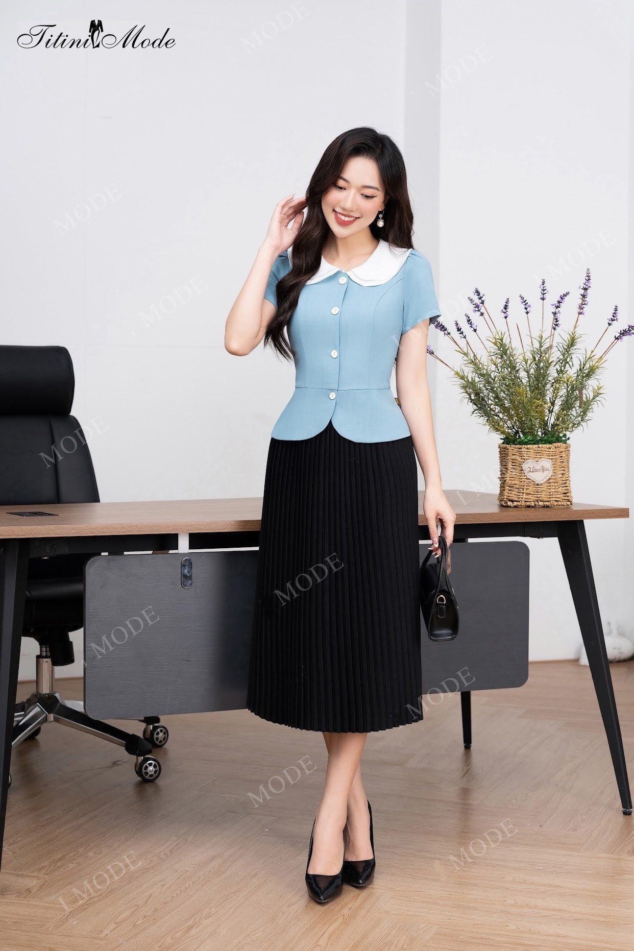 ÁO KIỂU CÔNG SỞ NỮ TÍNH THANH LỊCH
