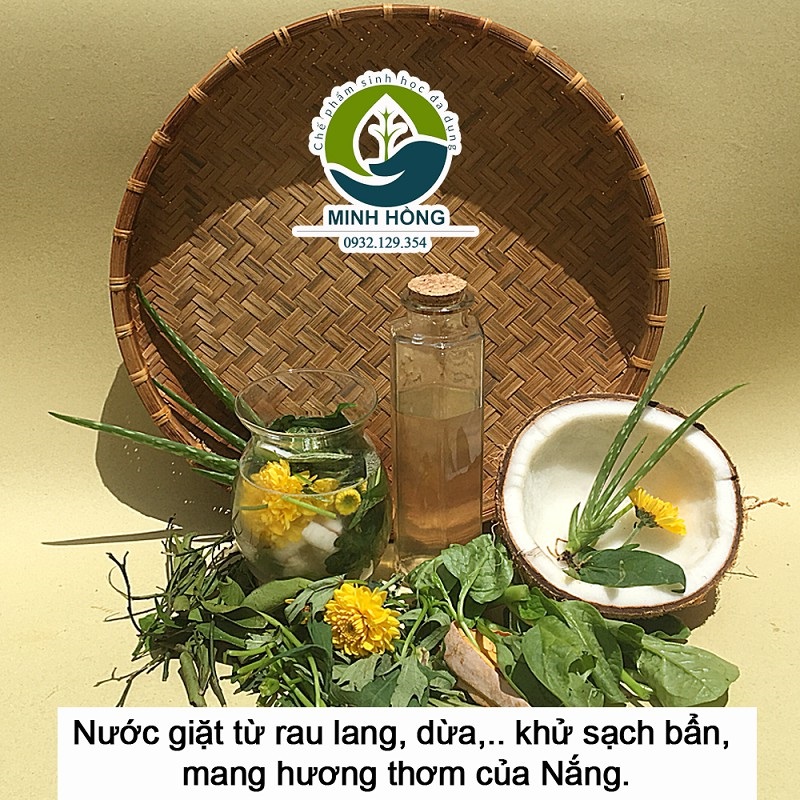 Nước giặt xả organic Minh Hồng 2 lít
