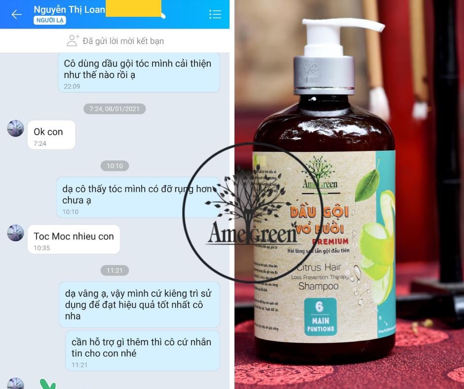 [HCM]Serum Tinh Dầu Vỏ Bưởi AmeGreen (100ml) – Premium