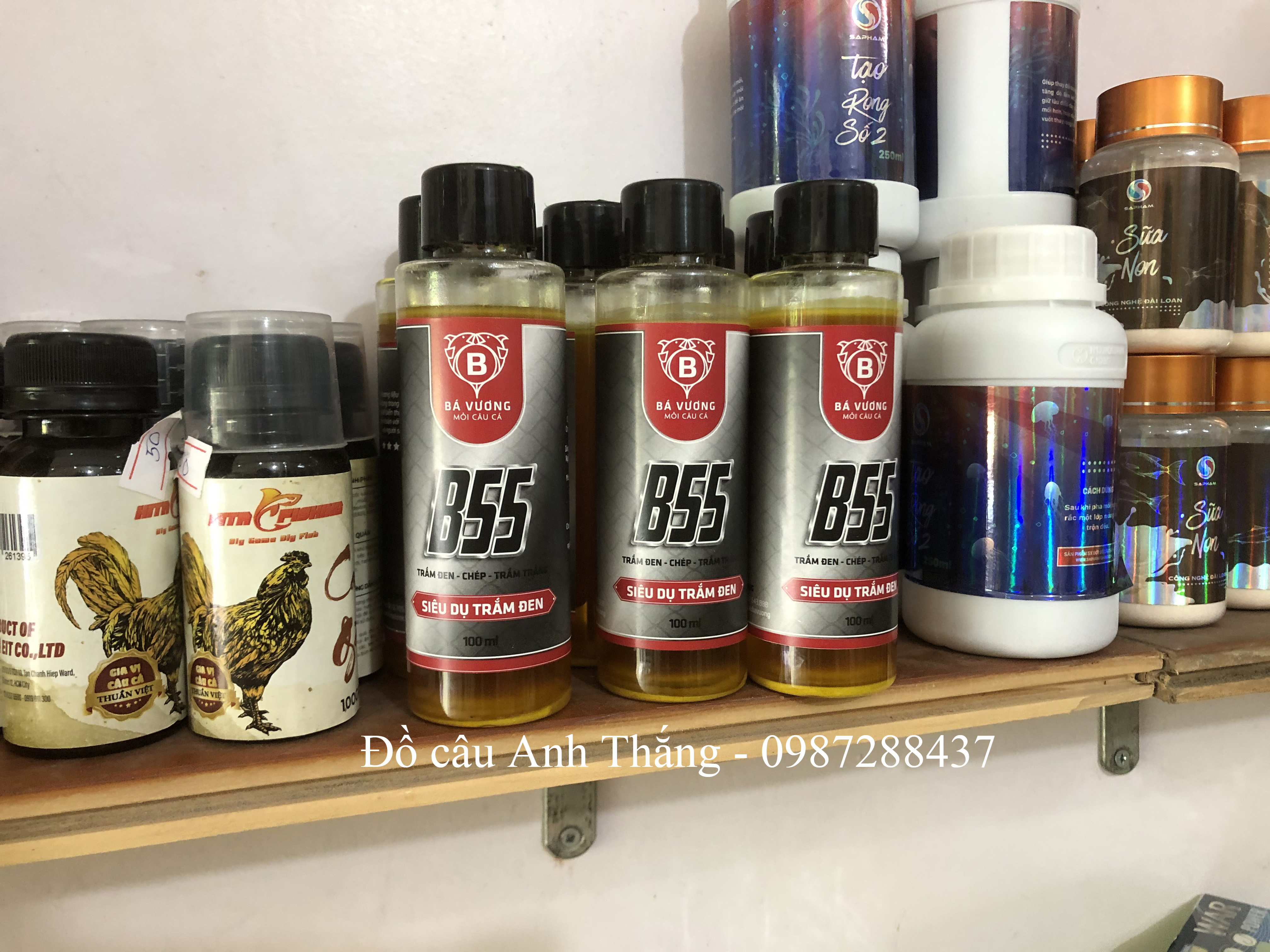 Siêu dụ trắm đen, chép, trắm trắng B55 mồi câu Bá Vương