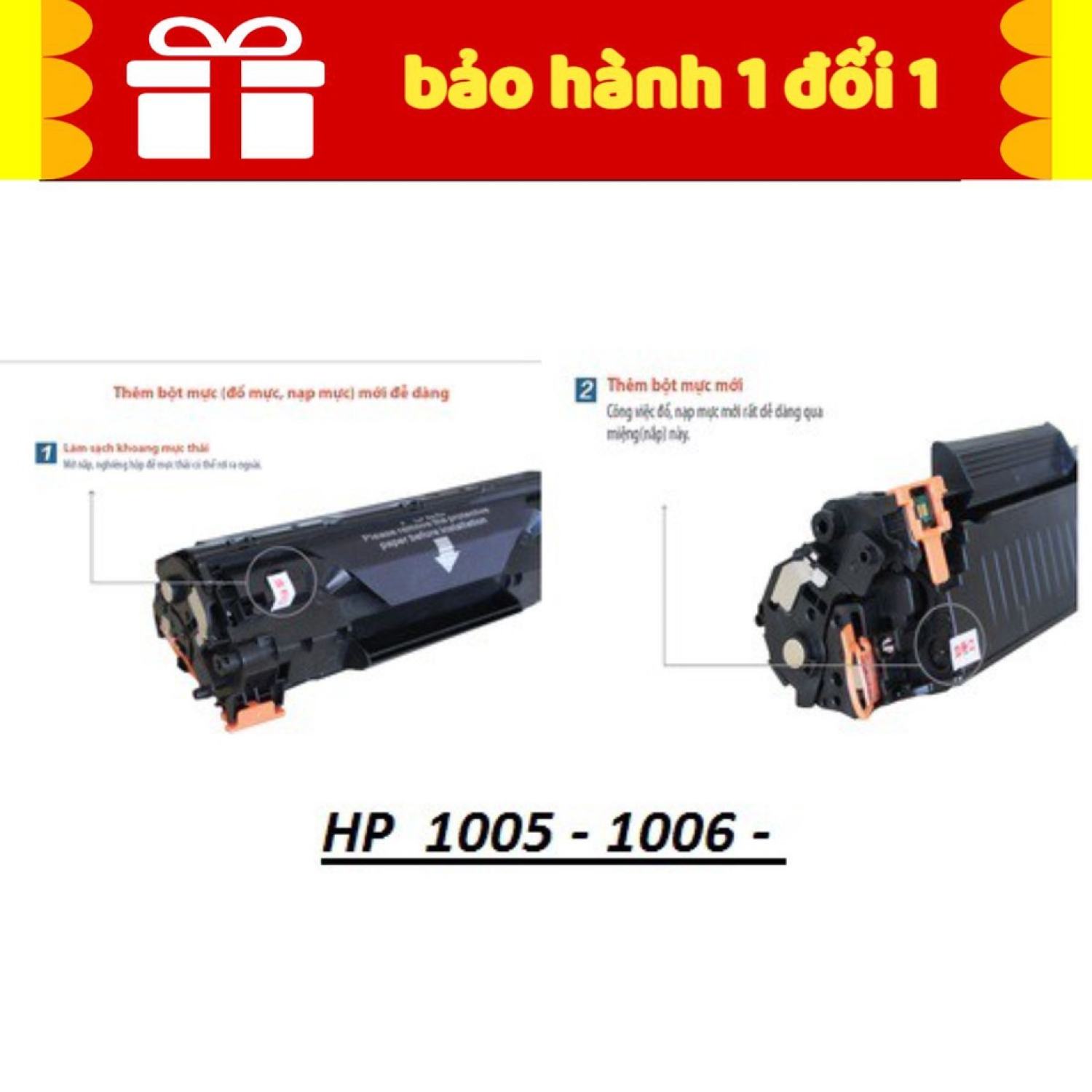 hộp mực máy in hp 1005, 1006 (35A/85A)