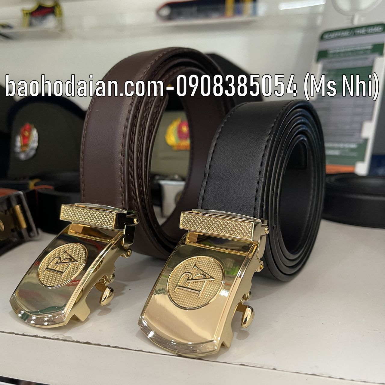 Thắt lưng da bảo vệ mặt vàng theo tiêu chuẩn TT08