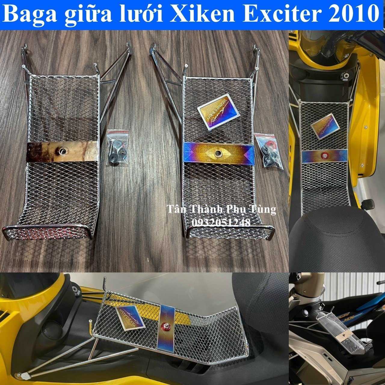 Baga giữa lưới xi ken Exciter 2010 kèm ốc phutungxe