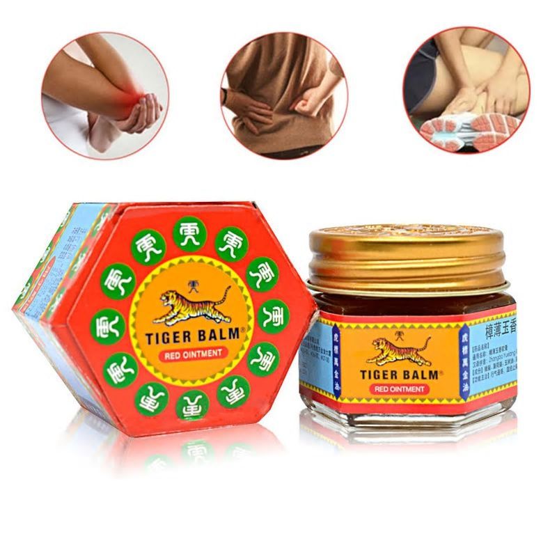 Dầu cù là con hổ tiger balm đỏ singapore 30 gam
