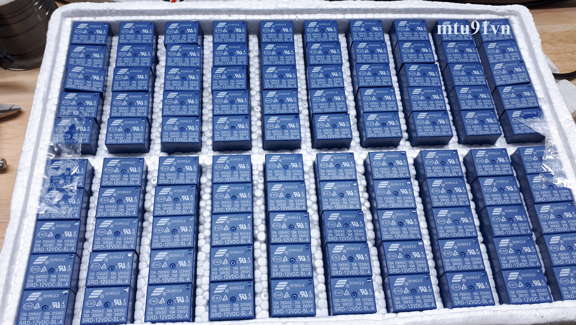 Relay (role) 12V 4 chân - SRD-12VDC-SL-A - Loại Tốt